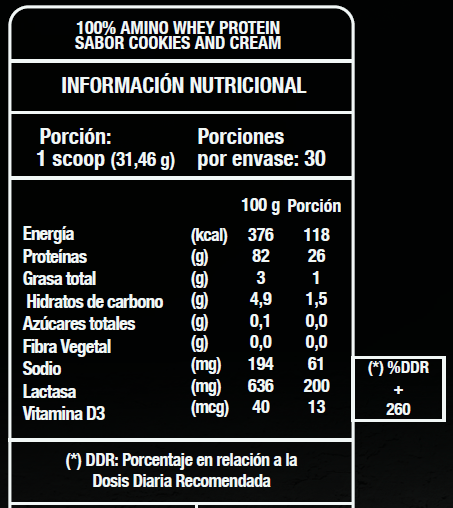 Whey Protein Cookies n cream